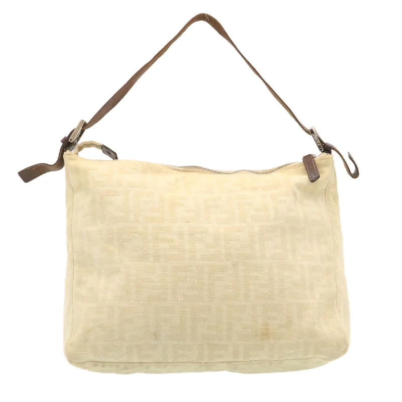 Lightweight duffle bags for gymFENDI Zucca Canvas Mamma Baguette Shoulder Bag Beige  am2225g