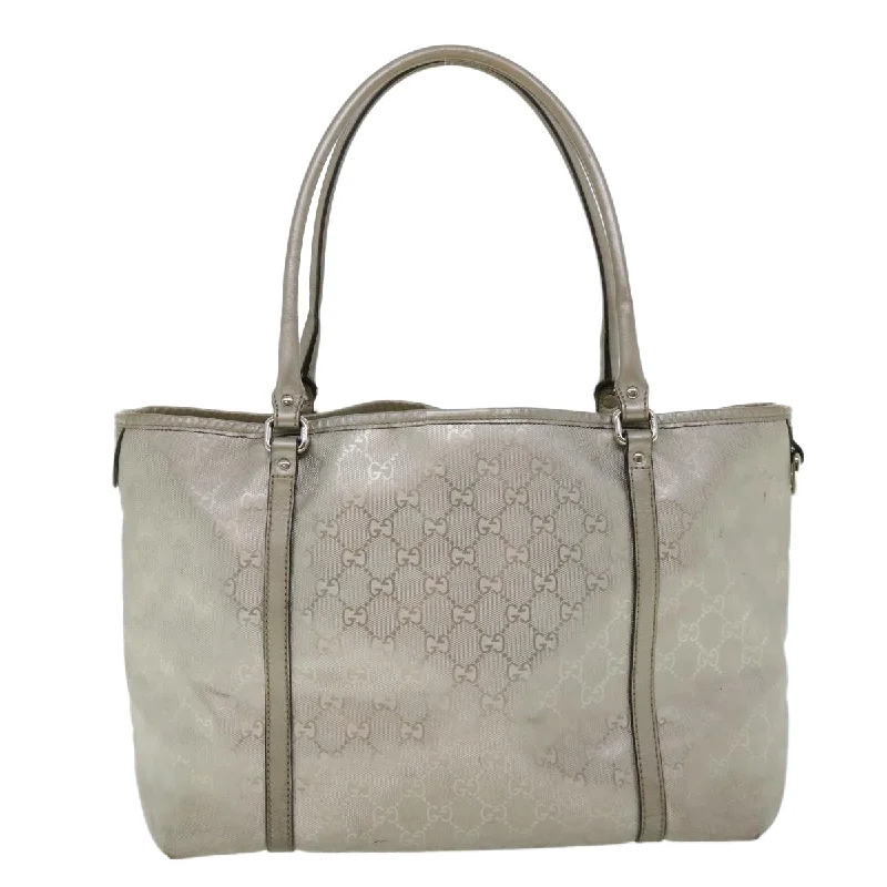 Affordable designer bag dupesGUCCI GG Canvas Shoulder Bag Silver 197953  tp598