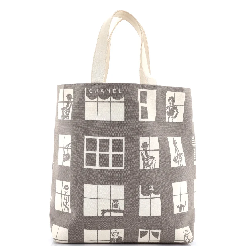 Luxury bags with exotic skinsCoco Window Tote Printed Canvas Large