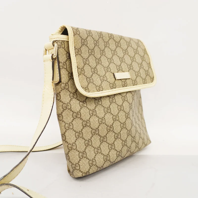 Affordable luxury bags GUCCI  Shoulder Bag 223666 Women's GG Supreme Shoulder Bag Beige,Ivory