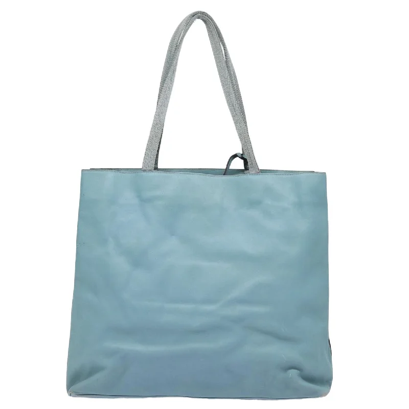 Stylish laptop bags for professionalsPRADA Leather Shoulder Bag Light Blue  80113