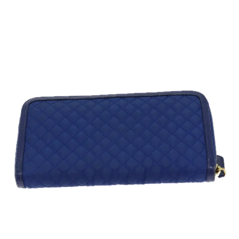 Best bags for business tripsPRADA Long Wallet Nylon Blue  72014