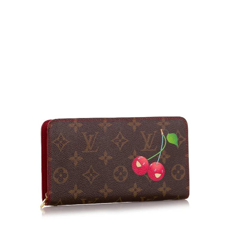 Trendy transparent PVC bagsLouis Vuitton x Takashi Murakami Monogram Cerises Zippy (SHG-XVFROn)