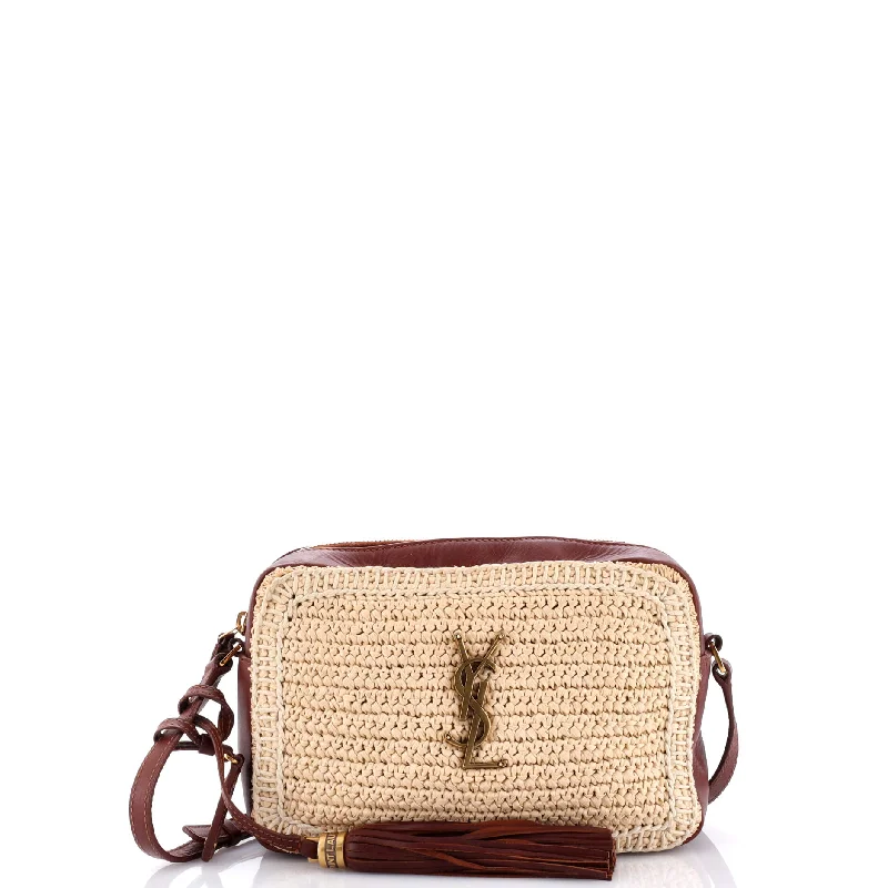 Designer bags with gold hardwareDesigner bags with gold hardwareLou Camera Bag Woven Raffia Small