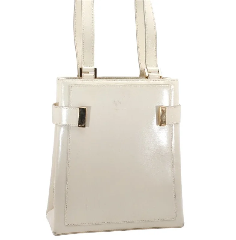 Affordable designer bag dupesAuthentic GUCCI Vintage Shoulder Hand Bag Purse Leather White Junk 2362K