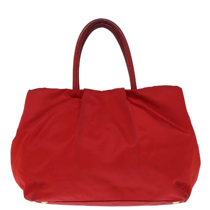 Luxury brand bags on salePRADA Ribbon Tote Bag Nylon Red  74203