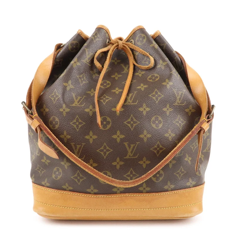 Water-resistant travel backpacksLouis Vuitton Monogram Noe Shoulder Bag Hand Bag Brown M42224