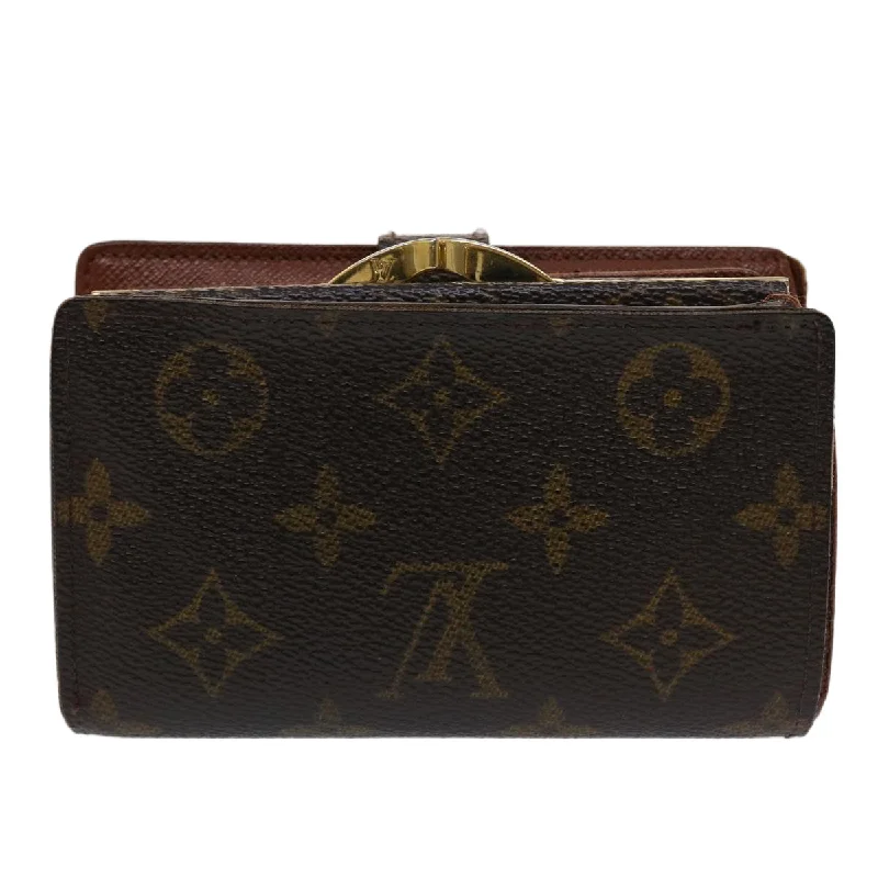 Luxury brand bags on saleLouis Vuitton Monogram Porte Monnaie Billets Viennois Wallet M61663 Auth 46801