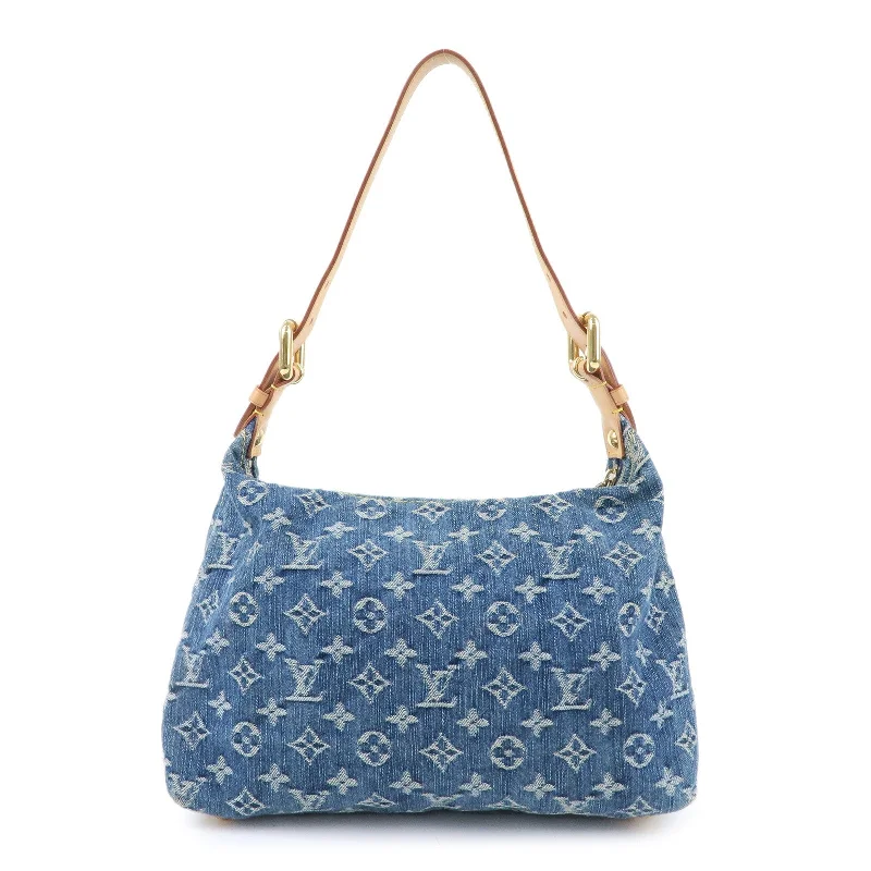 Eco-friendly tote bags for shoppingLouis Vuitton Monogram Denim Baggy PM Shoulder Bag M95049