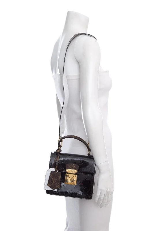 Affordable designer bag dupesLouis Vuitton Black & White Patent Handbag