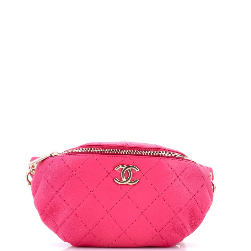 Luxury brand bags on saleLuxury brand bags on saleResin Elegant Chain Belt Bag Quilted Lambskin