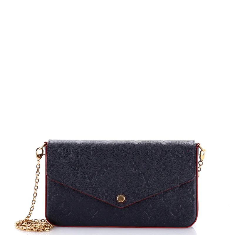 Designer bags with detachable strapsDesigner bags with detachable strapsFelicie Pochette Monogram Empreinte Leather