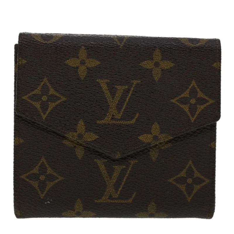 Best-selling designer bags 2025Louis Vuitton Monogram Porte Monnaie Bier Cartes Crdit Wallet M61652 LV yk7394B