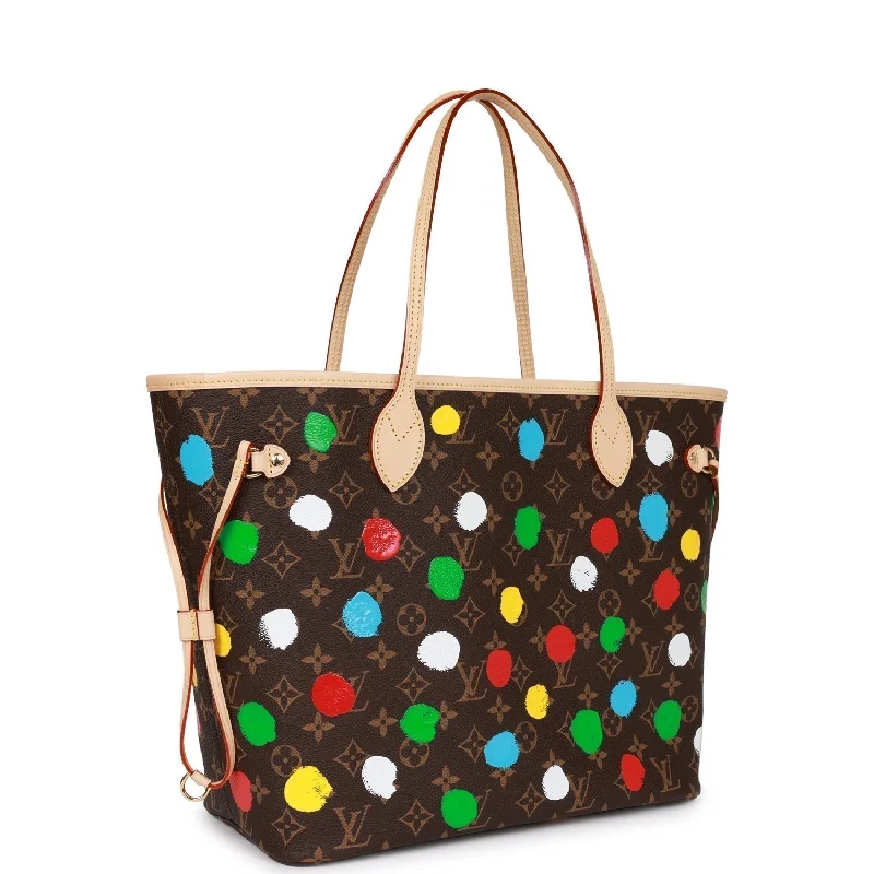 Mini bags for evening outLouis Vuitton x Yayoi Kusama Monogram Neverfull MM