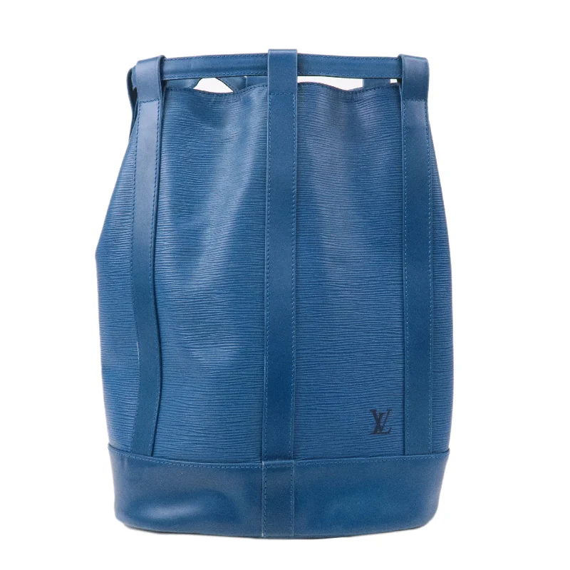 Top-rated backpack brandsLouis Vuitton Epi Randonnee PM Laundry Bag Toledo Blue M52355