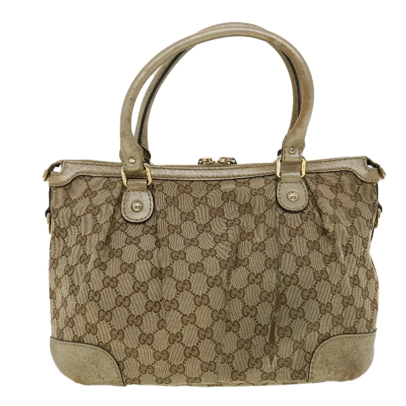 Best-selling designer bags 2025GUCCI GG Canvas Shoulder Bag 2way Beige  ki2405