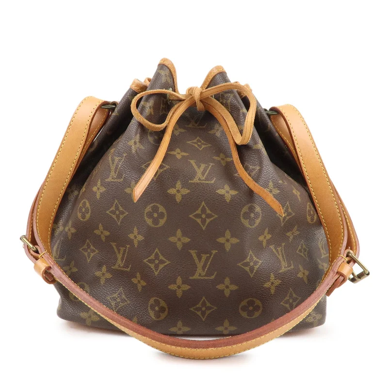 Best bags for photographersLouis Vuitton Monogram Petit Noe Shoulder Bag Brown M42226