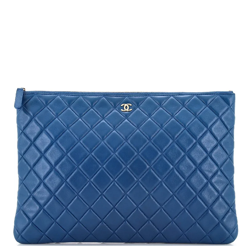 Luxury bags with chain strapsLuxury bags with chain strapsO Case Clutch Quilted Lambskin Large