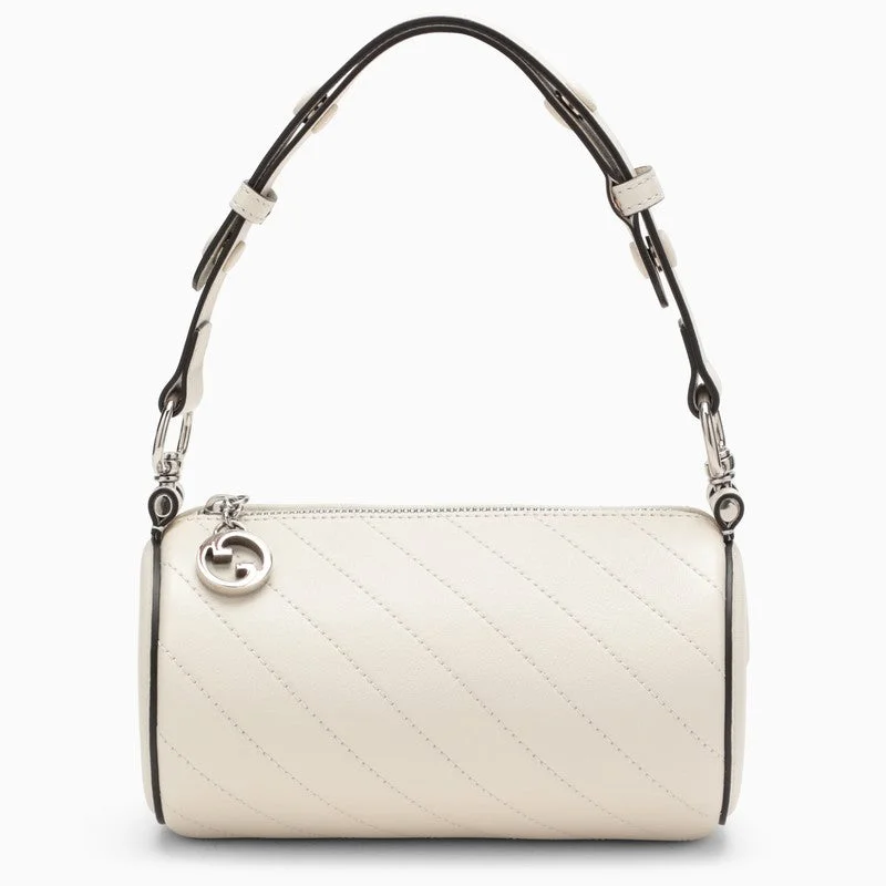 Designer bags with gold hardwareGucci Gucci Blondie Mini White Leather Bag Women