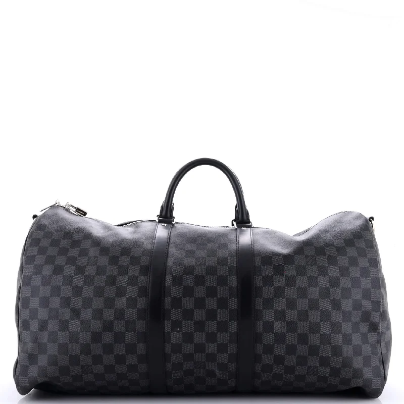 High-end designer bags for menHigh-end designer bags for menKeepall Bandouliere Bag Damier Graphite 55