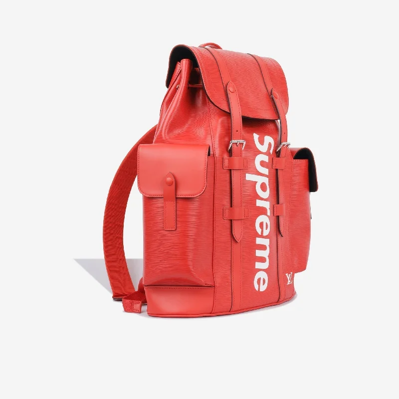 High-quality leather messenger bagsLouis Vuitton Supreme Epi Backpack