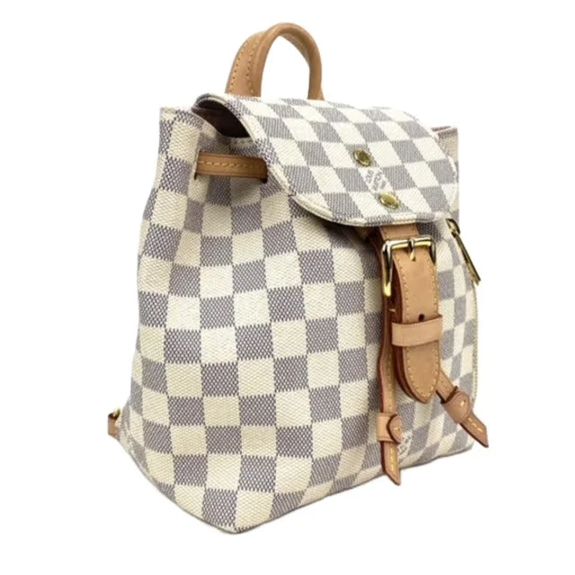 Vintage-inspired handbagsLOUIS VUITTON Sperone Backpack BB Damier Azur