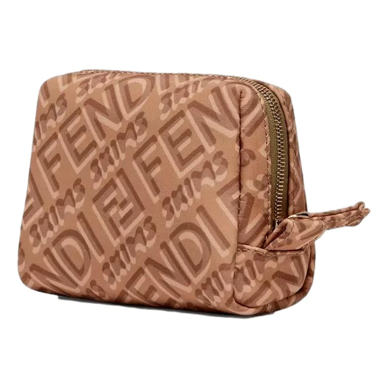 Best-selling designer bags 2025Fendi x Skims Nylon Sand Small Beauty Pouch