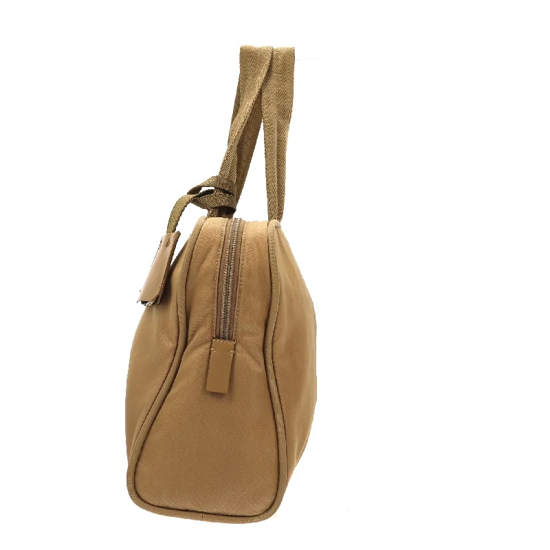 Trendy transparent PVC bagsPRADA Handbag in Brown Fabric