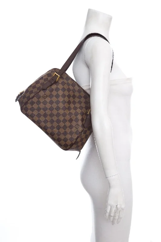 Large capacity travel bagsLouis Vuitton Belem MM Brown Handbag