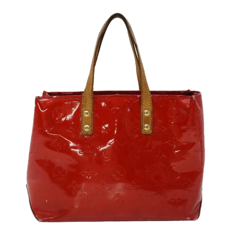 Trendy bucket bags for summerLouis Vuitton Monogram Vernis Reade PM Hand Bag Rouge M91088 LV Auth 46754