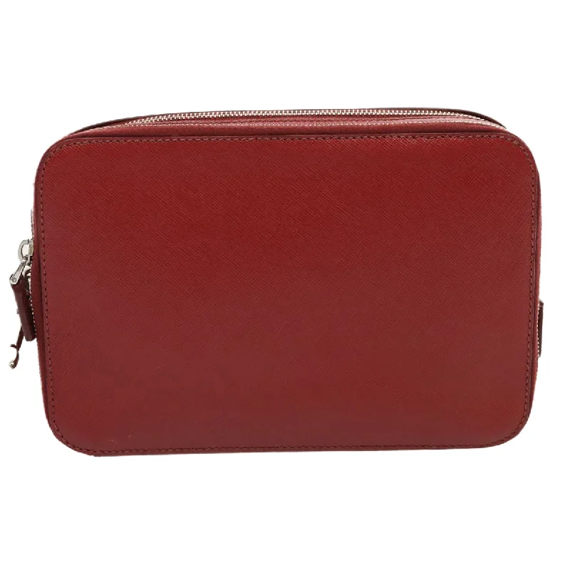 Designer bags with detachable strapsPRADA Pionniere Clutch Bag