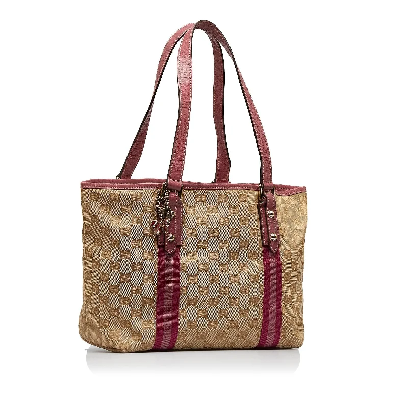 Affordable luxury bags Gucci GG Canvas Jolicoeur Tote (SHG-H3TwXH)