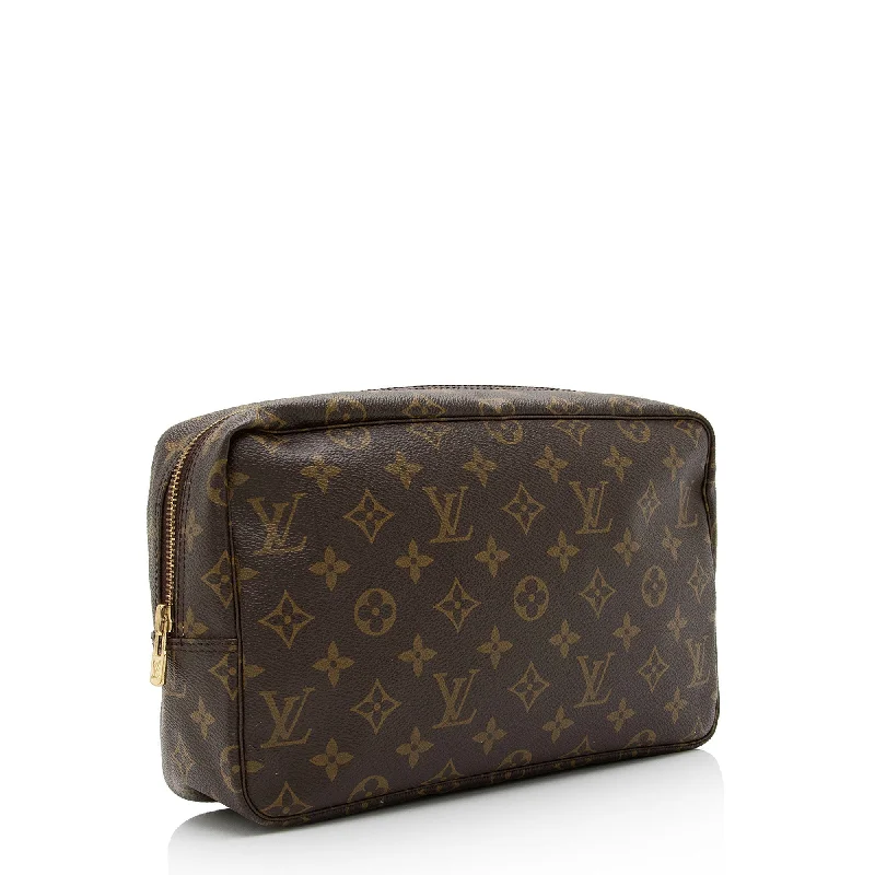 High-quality leather messenger bagsLouis Vuitton Vintage Monogram Canvas Trousse Toiletry Pouch 28 (SHF-JTaeYw)