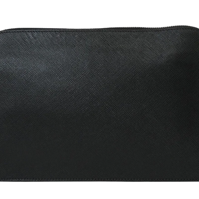 Designer bags with top handlesPRADA Saffiano Clutch Bag