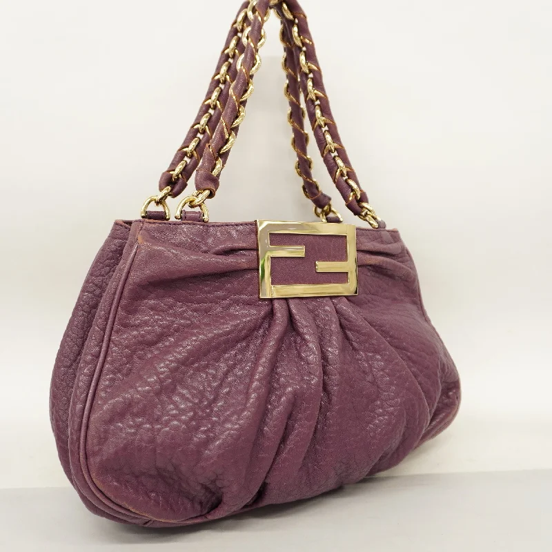 Best tote bags for workFENDI Tote Bag Women's Leather Tote Bag Purple