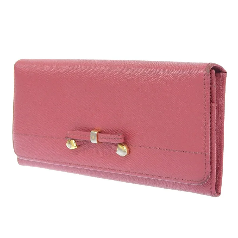 Compact crossbody bags for travelPRADA Ribbon Wallet