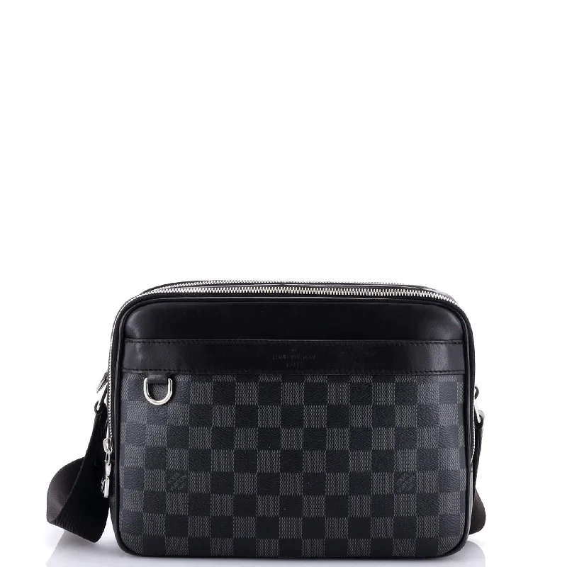 Designer bags with top handlesDesigner bags with top handlesTrocadero NM Messenger Damier Graphite PM