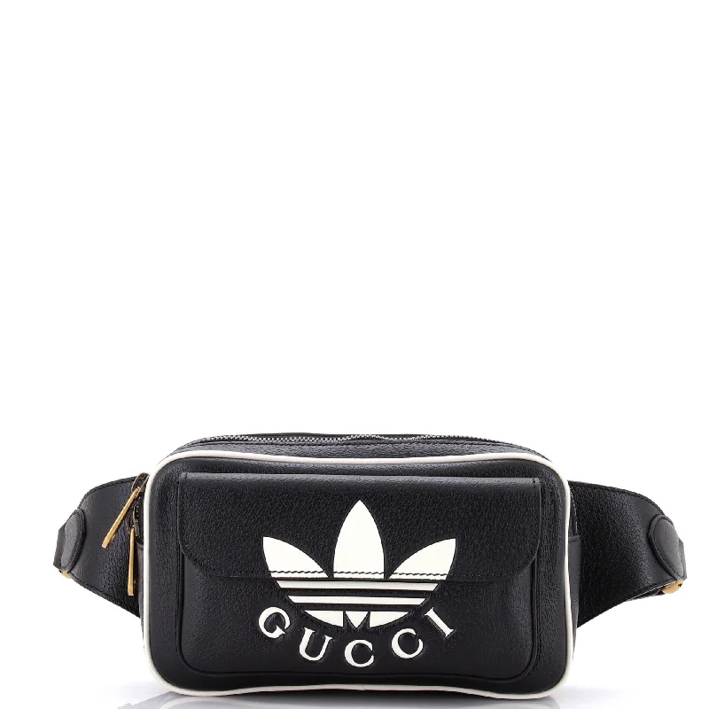 Affordable luxury bags Affordable luxury bags x adidas Zip Belt Bag Leather