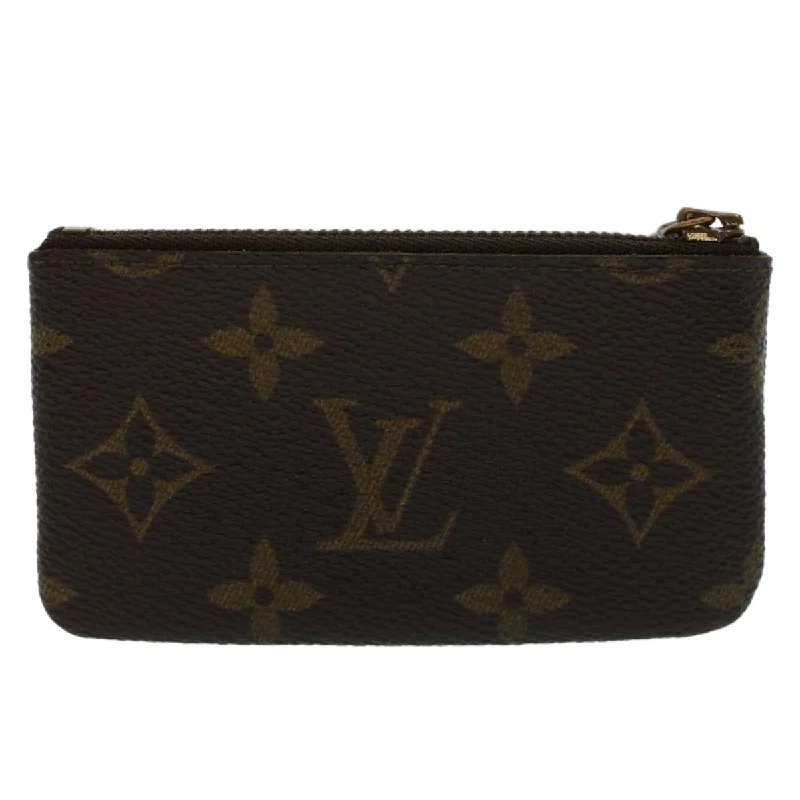 Vintage-inspired handbagsLouis Vuitton Monogram Pochette Cles Coin Purse M62650 LV Auth 46820