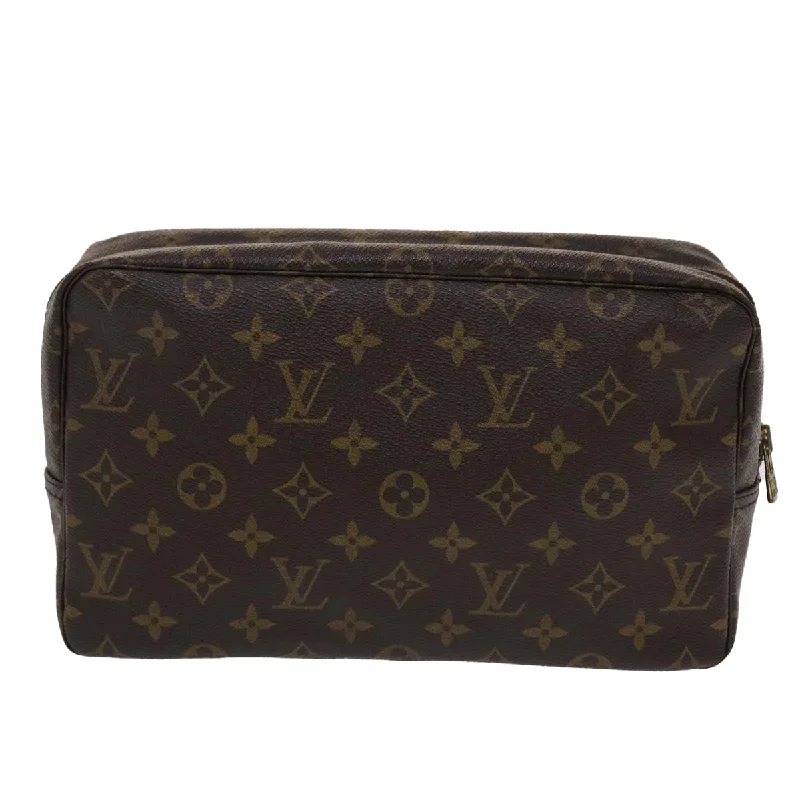 Affordable luxury bags LOUIS VUITTON Monogram Trousse Toilette 28 Clutch Bag M47522 LV Auth hk769