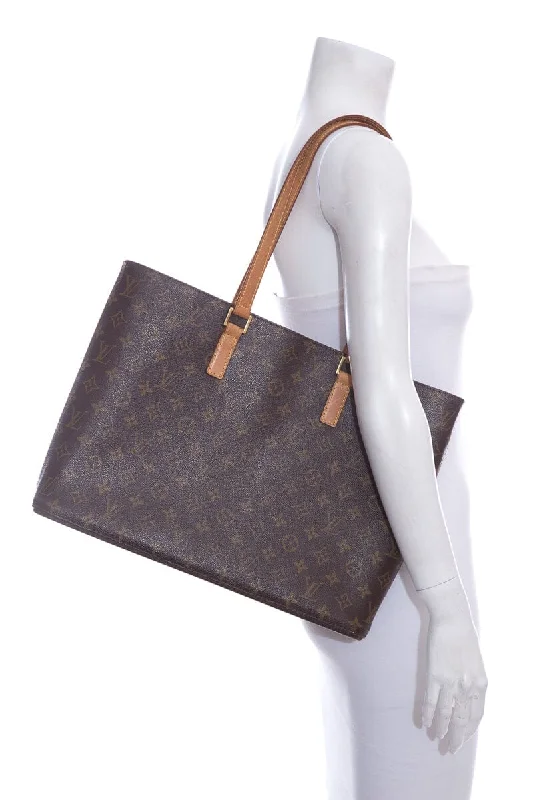 Customizable monogram bagsLouis Vuitton 2001  Brown Luco Monogram Canvas Handbag