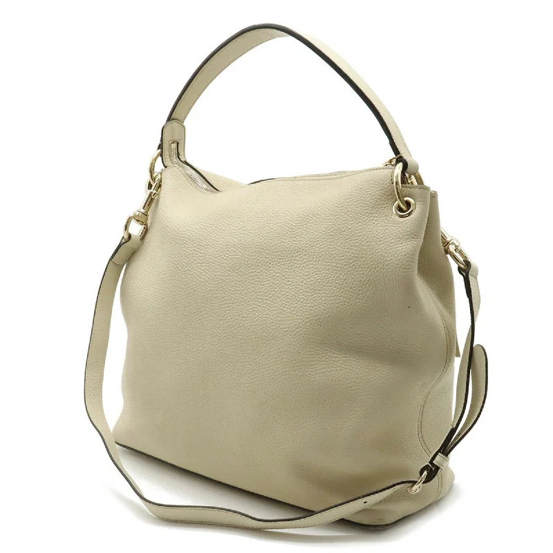 Water-resistant travel backpacksGUCCI Soho Interlocking G Tassel Shoulder Bag Handbag Leather Ivory 408825