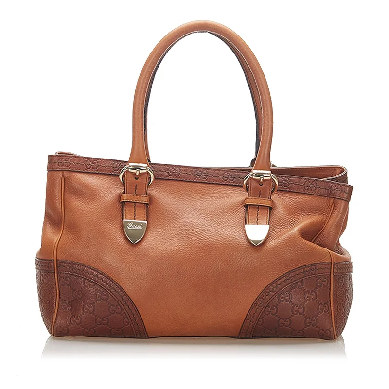 Affordable designer bag dupesGucci Guccissima Signoria Tote Bag (SHG-17182)