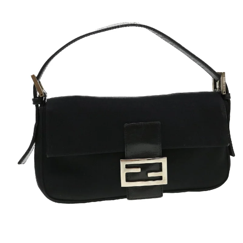 Durable leather bags for daily useFENDI Mamma Baguette Shoulder Bag Nylon Black 2321.26424.099  yk6286