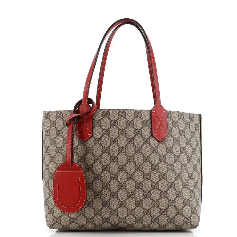 Vintage-inspired handbagsVintage-inspired handbagsReversible Tote GG Print Leather Small