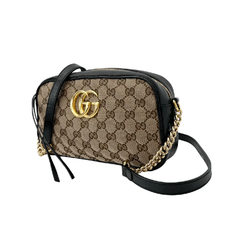 Luxury bags with chain strapsGucci GG Canvas Marmont Crossbody