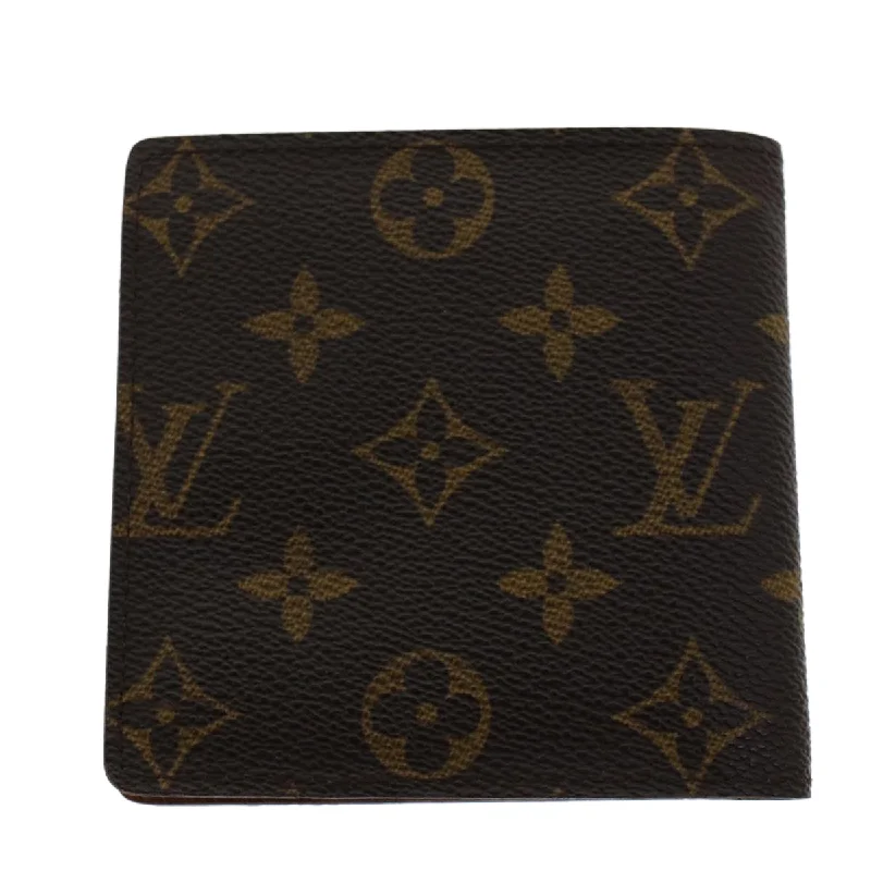 Best-selling designer bags 2025Louis Vuitton Monogram Portefeuille Marco Bifold Wallet M61675 LV Auth yk7284