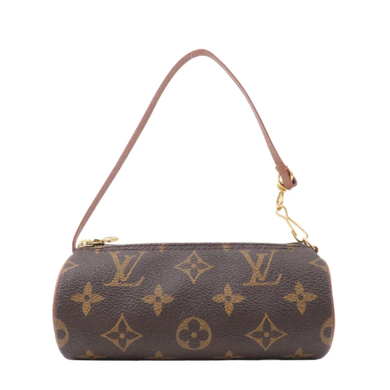 Luxury bags with chain strapsLouis Vuitton Monogram Pouch for Papillon Bag Old Type Brown