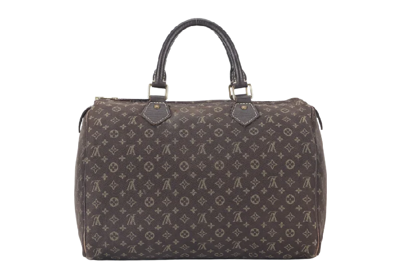 Luxury brand bags on saleLOUIS VUITTON SPEEDY 30 (M95224) BROWN MINI LIN GOLD HARDWARE WITH DUST COVER