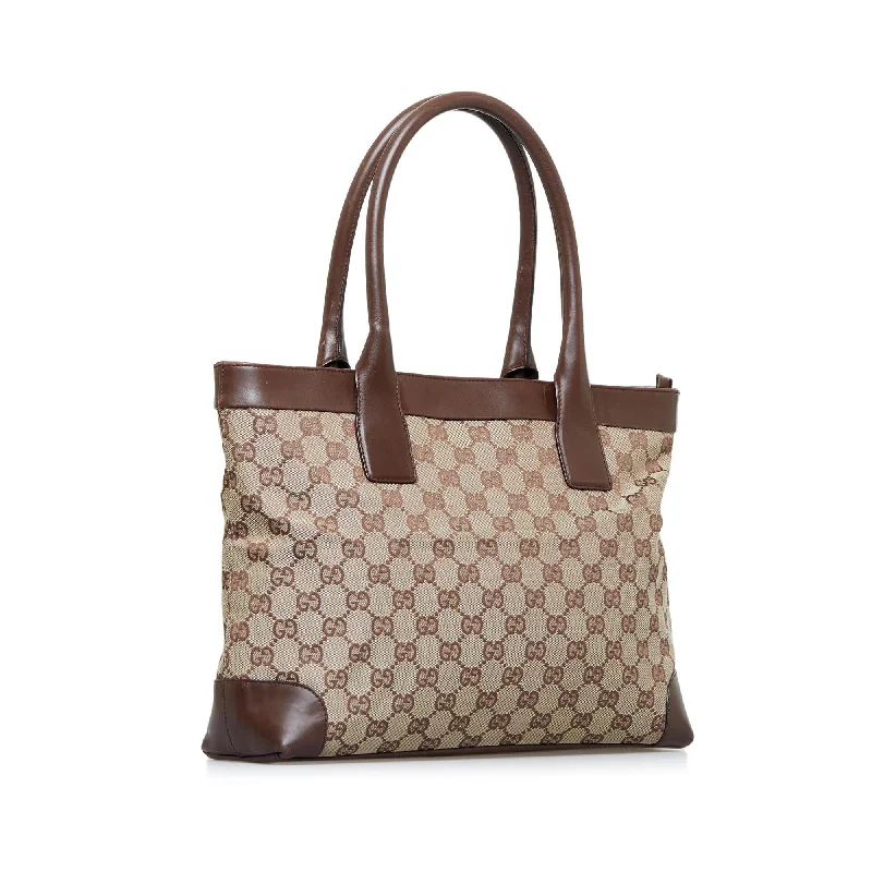 High-end designer bags for menGucci GG Canvas Tote (SHG-Qrdclg)